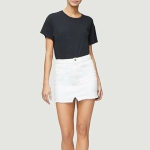 FRAME Le Mini Skirt Blanc